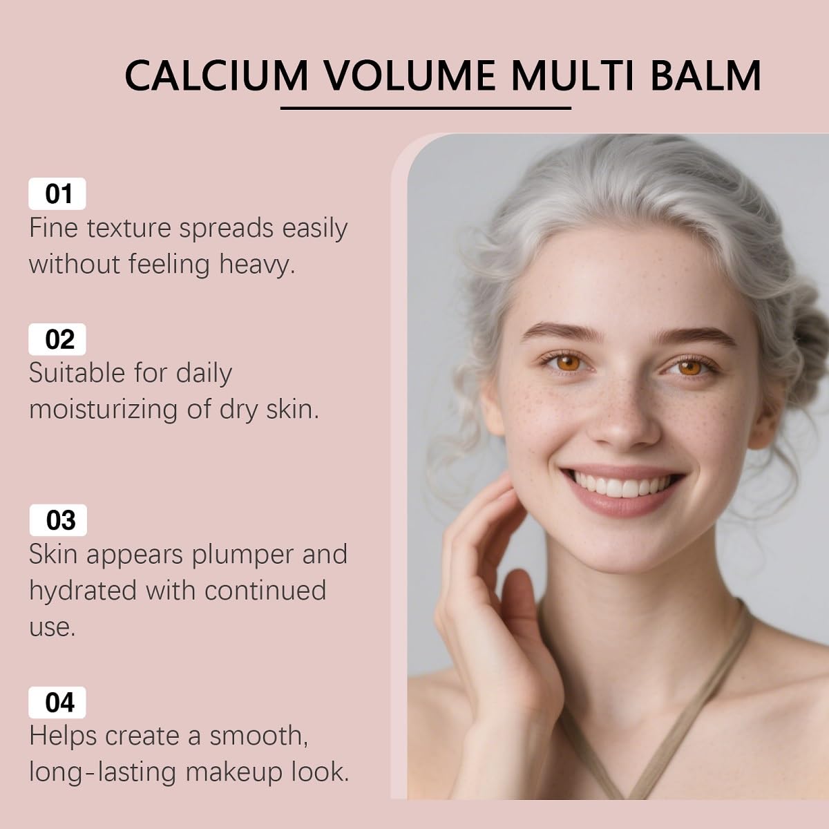 ZTSGU Calcium Multi Balm Stick around the eyes for smoothness and moisture