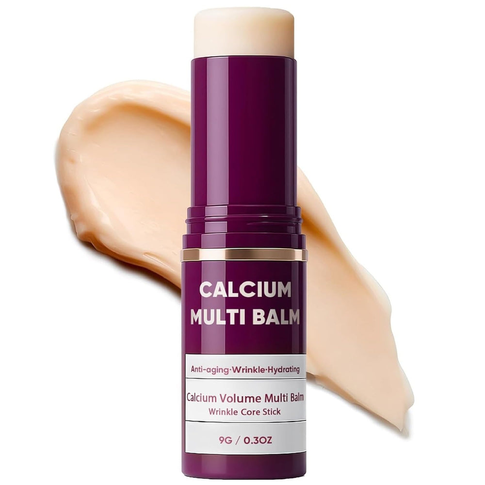ZTSGU Calcium Multi Balm Stick on the face for deep hydration and glow
