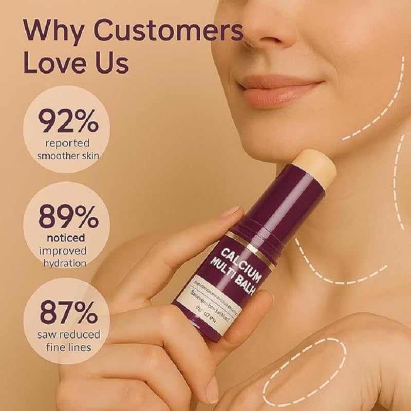 ZTSGU Calcium Multi Balm Stick targets dry spots for moisture