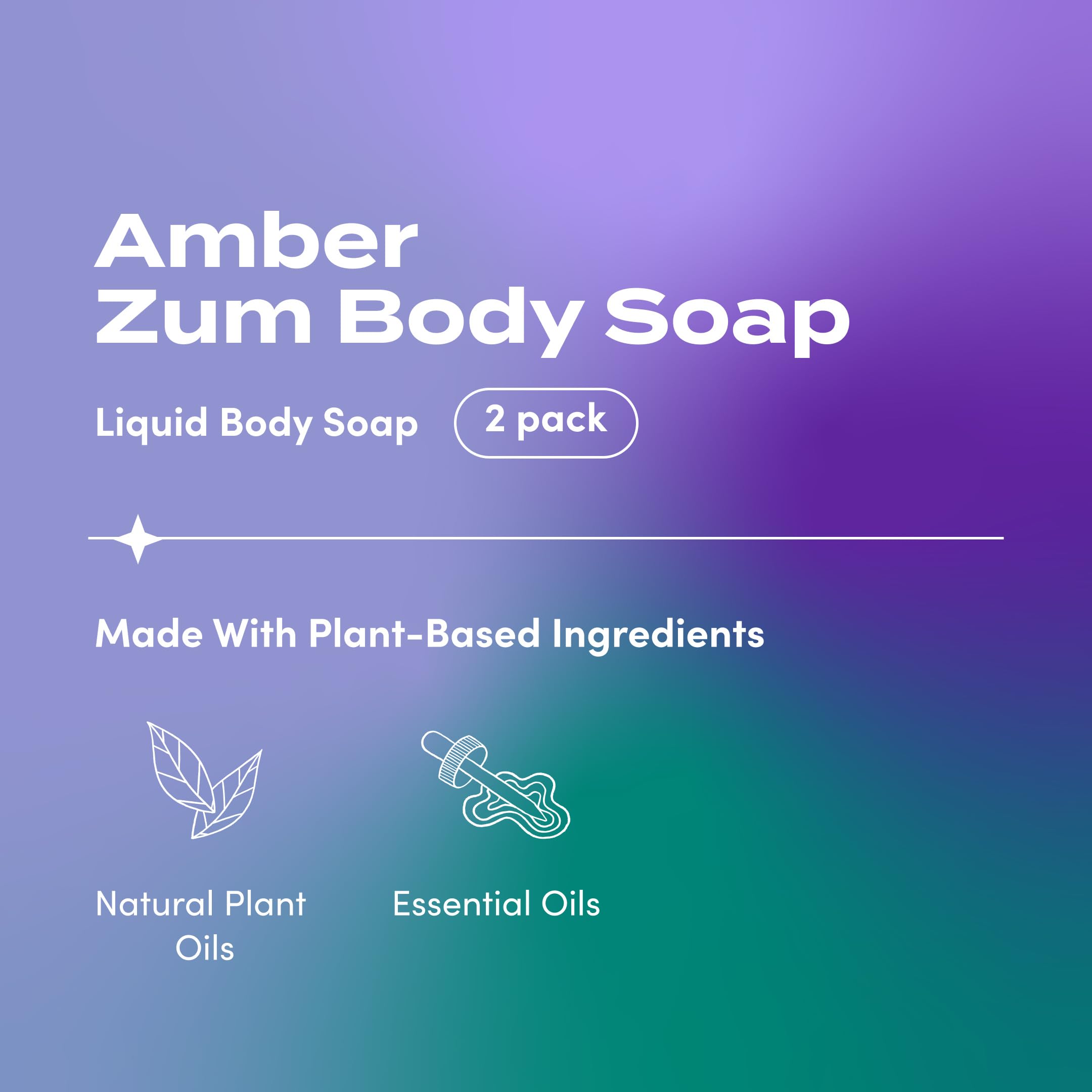 Zum Amber soap foam lather—creamy cleansing with soothing fragrance.