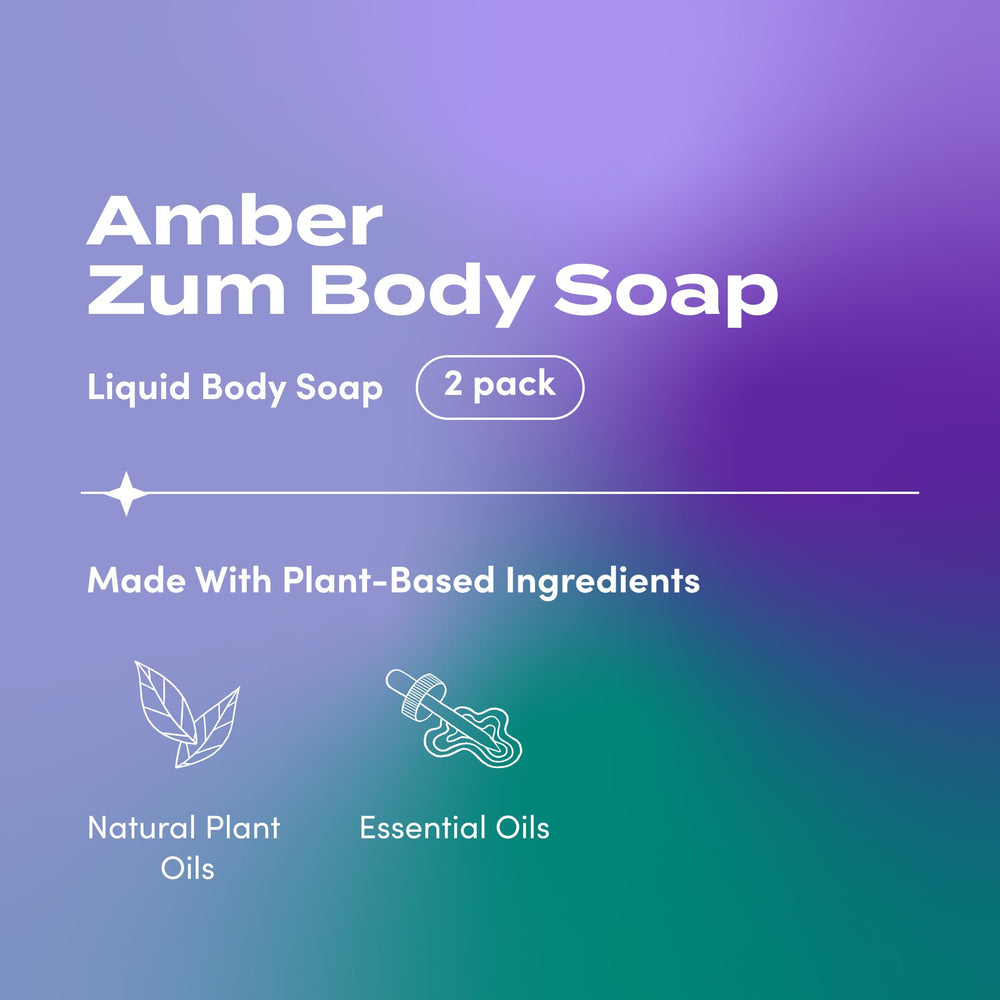 Zum Amber soap foam lather—creamy cleansing with soothing fragrance.
