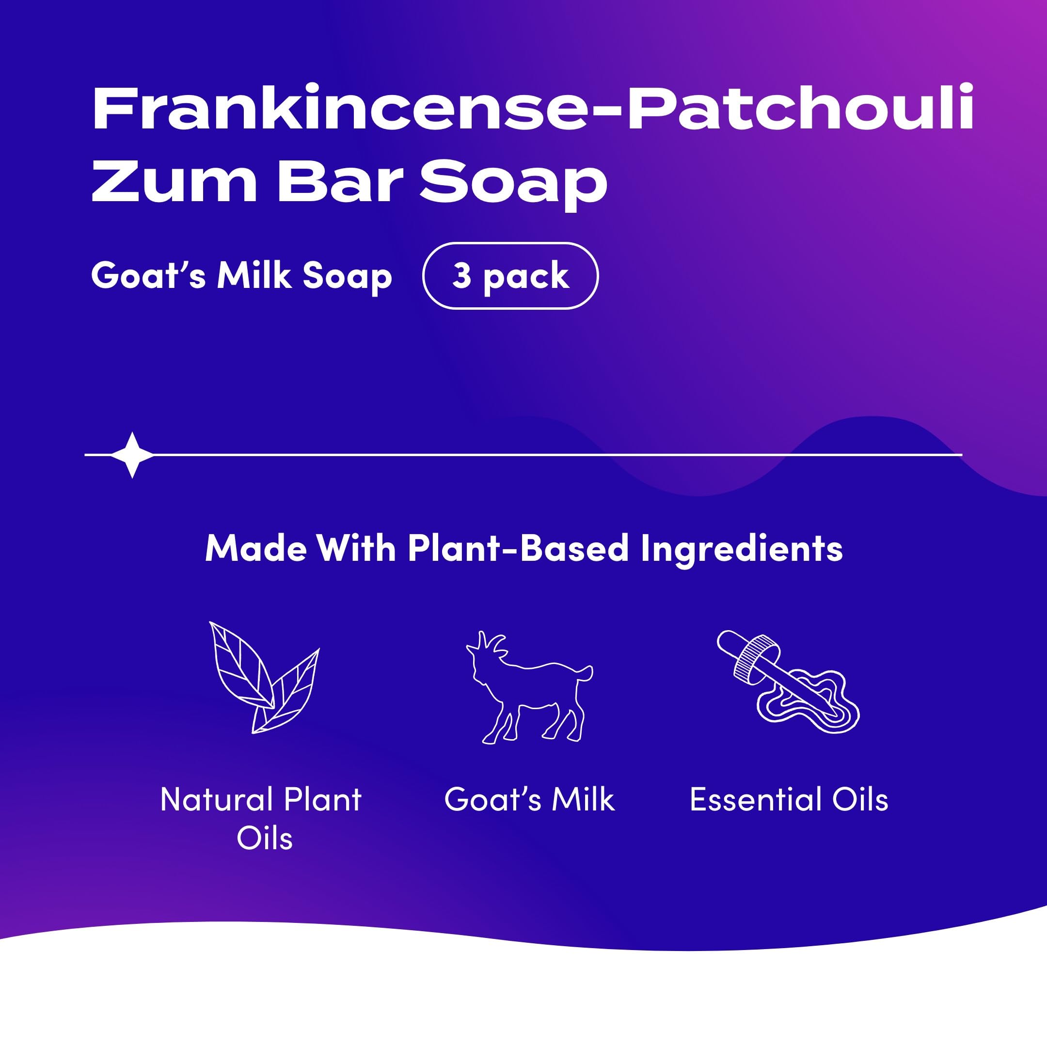 Zum Indigo Wild Goat Milk Soap Bar Dragon's Blood – earthy aroma for daily bathing.