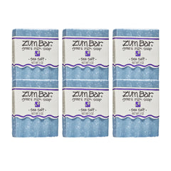 Zum Indigo Wild Goat Milk Soap Bar Sea Salt front view, gentle cleansing for hands and body