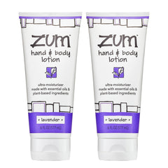 Zum Indigo Wild hand and body lotion bottle with pump for easy application