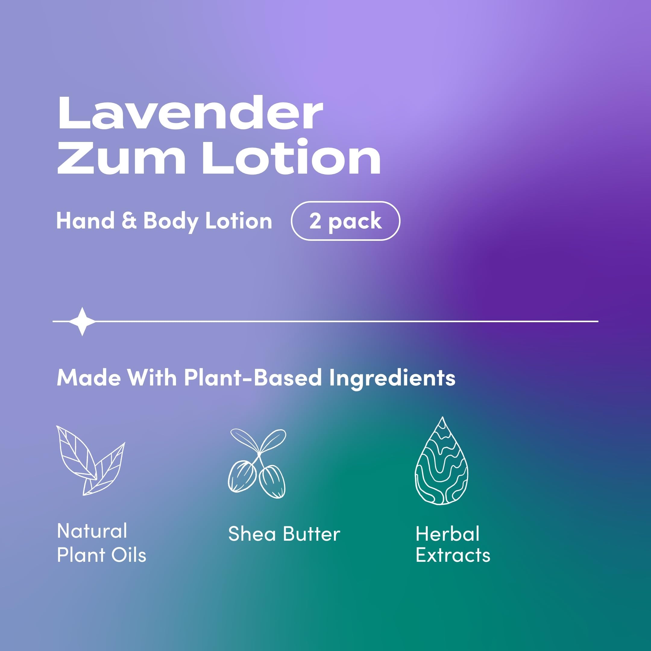 Zum Indigo Wild lavender label highlights calming scent and design