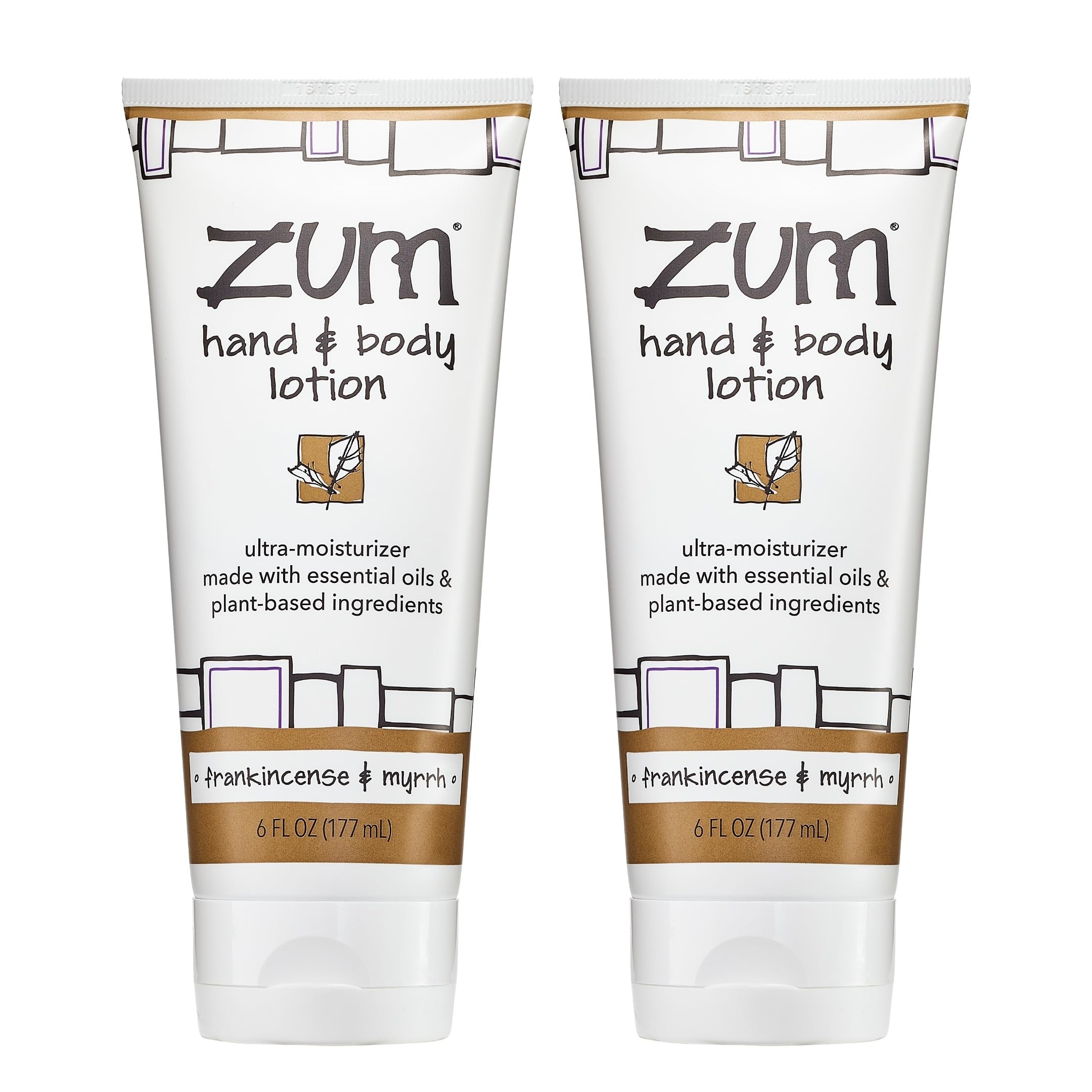 Zum Indigo Wild hand lotion bottle with pump for convenient daily moisture