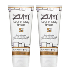 Zum Indigo Wild hand lotion bottle with pump for convenient daily moisture