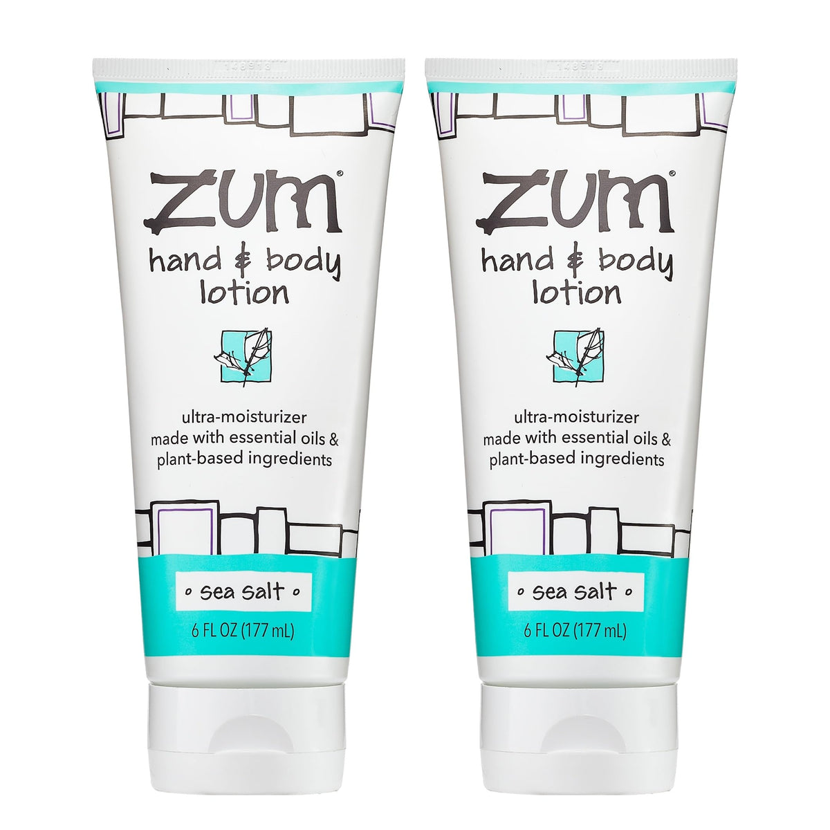 Zum Indigo Wild hand and body lotion bottle on sink for daily hydration.