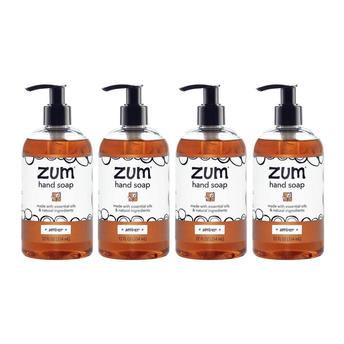 Zum Indigo Wild Hand Soap amber bottle for refreshing daily hand wash.