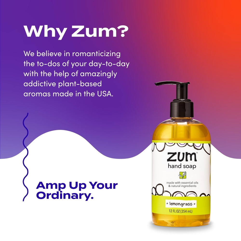 Zum Indigo Wild Hand Soap in the bathroom setup provides a gentle cleanse.