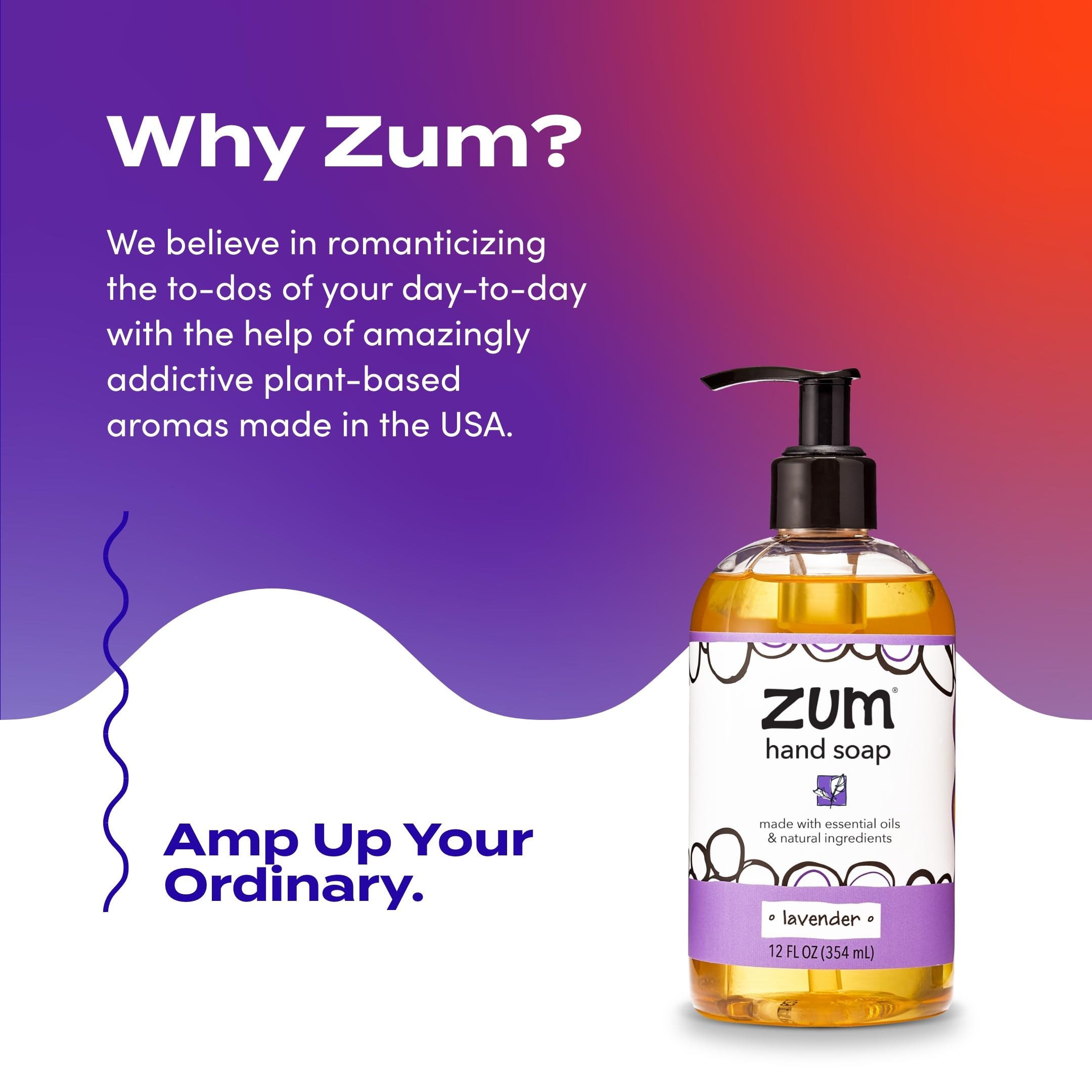 Zum Indigo Wild hand soap in kitchen and bathroom scene.