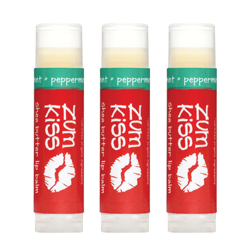 Zum Indigo Wild Kiss Stick packaging close-up, highlighting natural lip care in a compact tube.