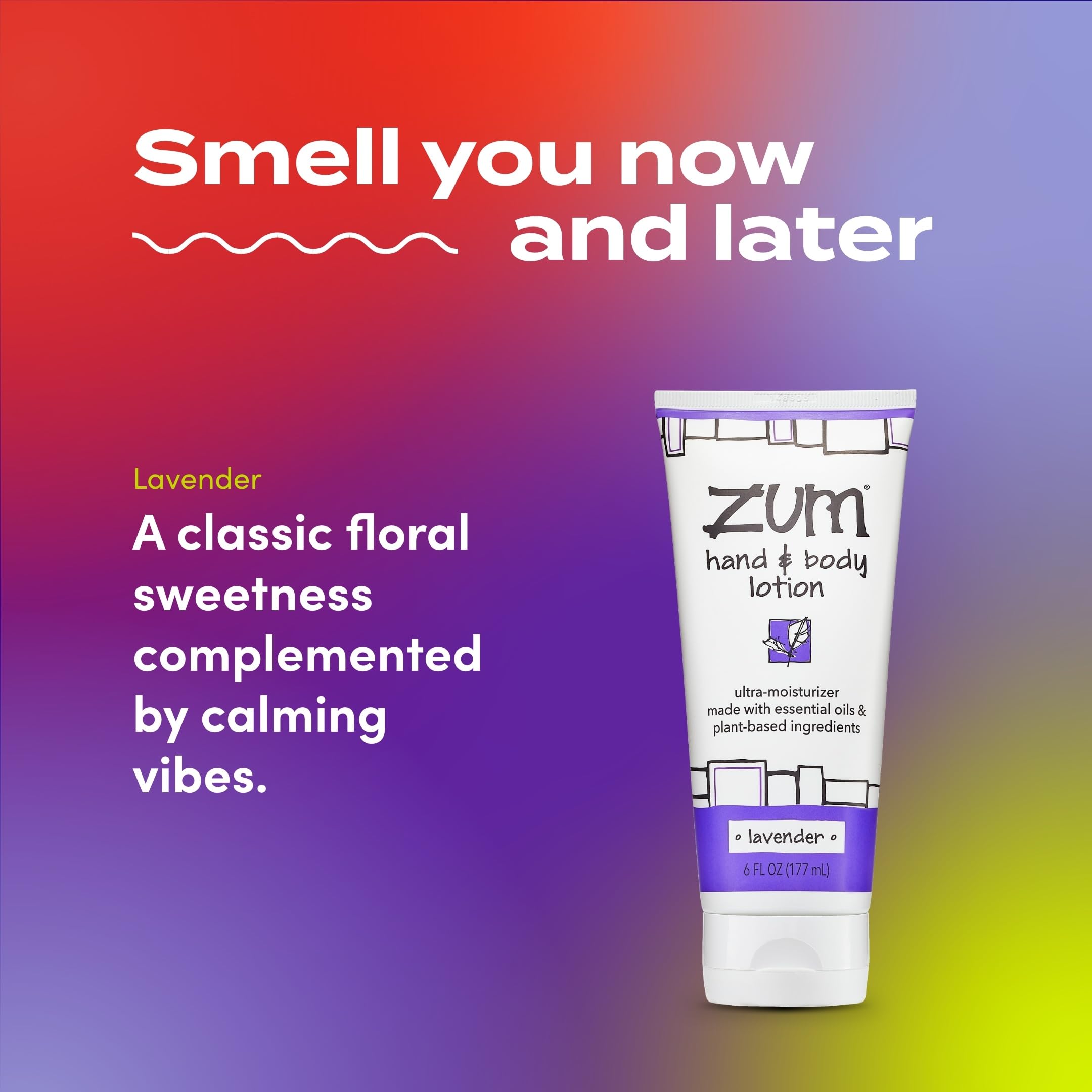 Indigo Wild Lavender lotion shows creamy texture on skin.