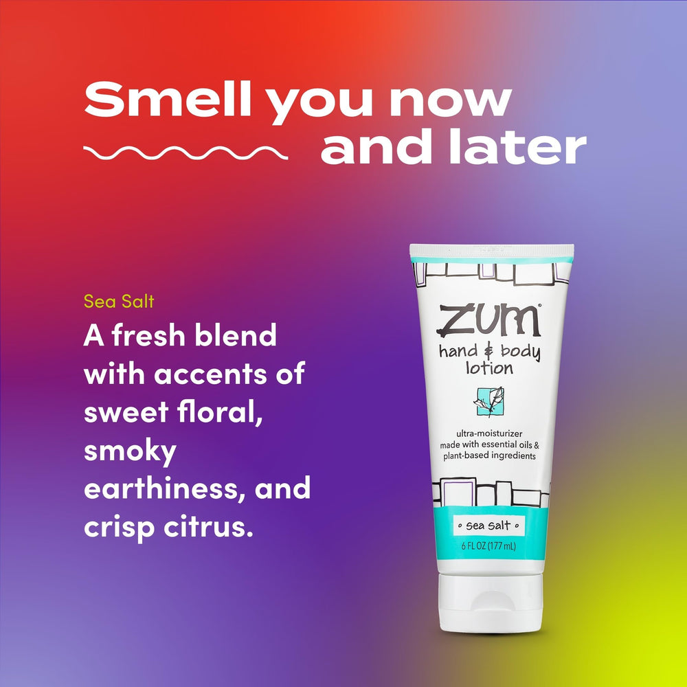 Close-up of Zum Indigo Wild lotion's rich, moisturizing texture.