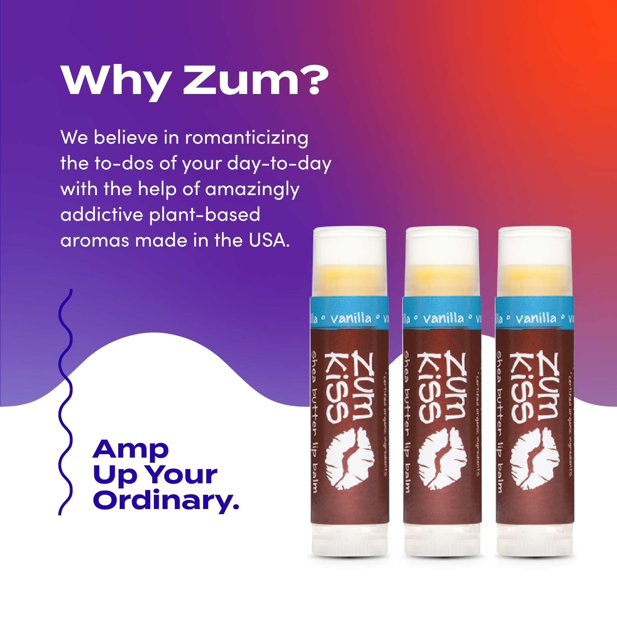Zum Kiss Stick pocket sized balm ideal for on the go hydration.