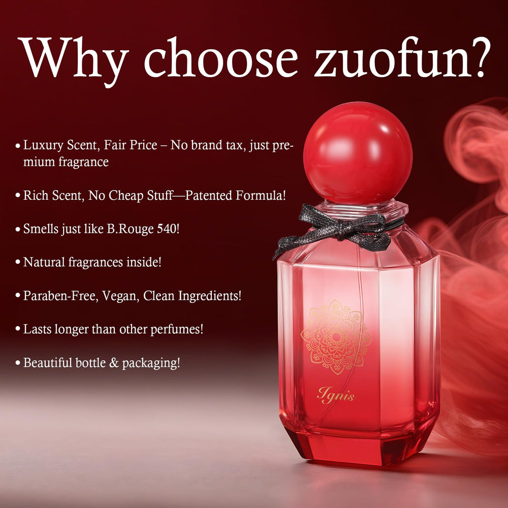 Zuofun No.9 EDP bottle closeup captures refined details and smooth finish.