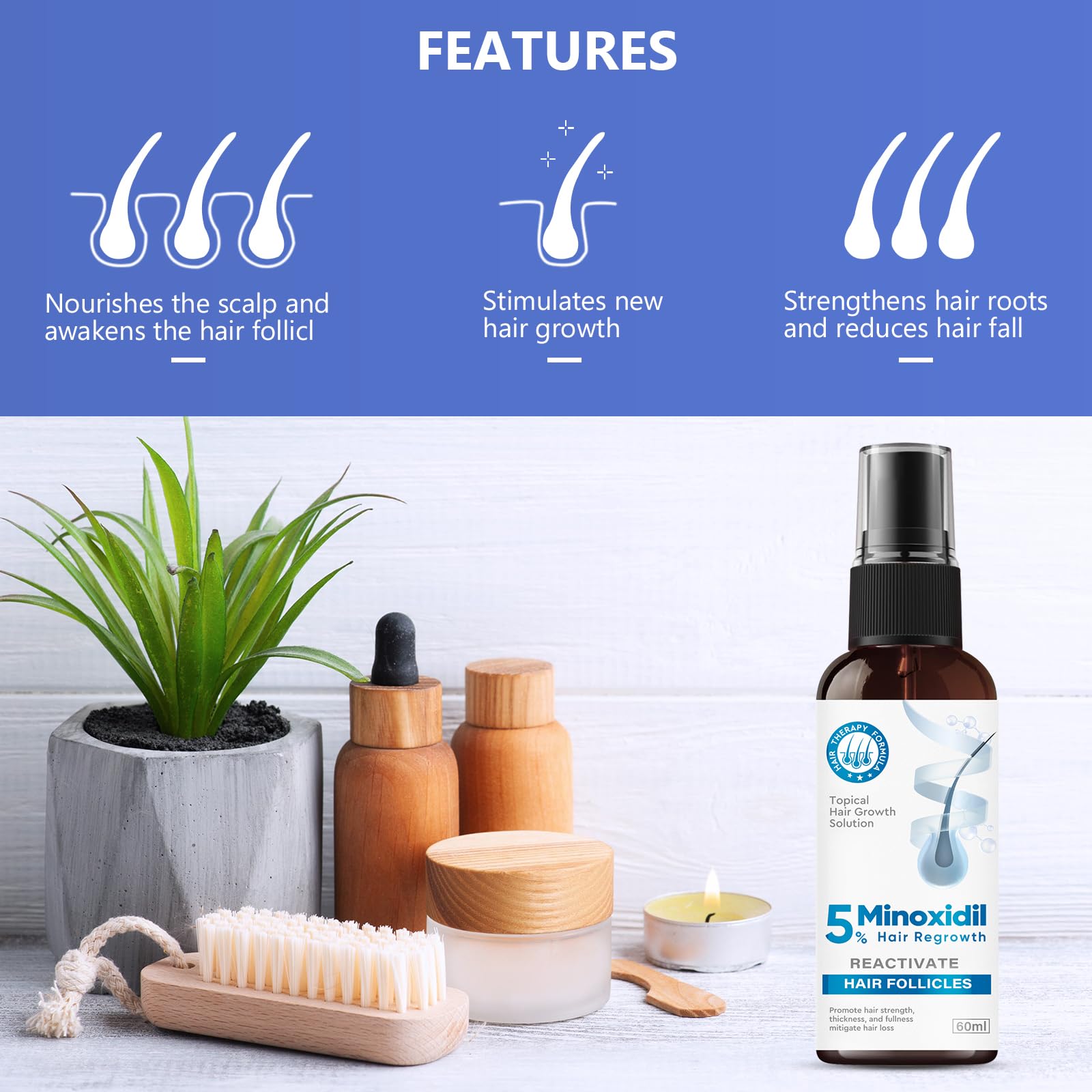 ZVBZVB Minoxidil for beard demonstrates versatile facial hair use.