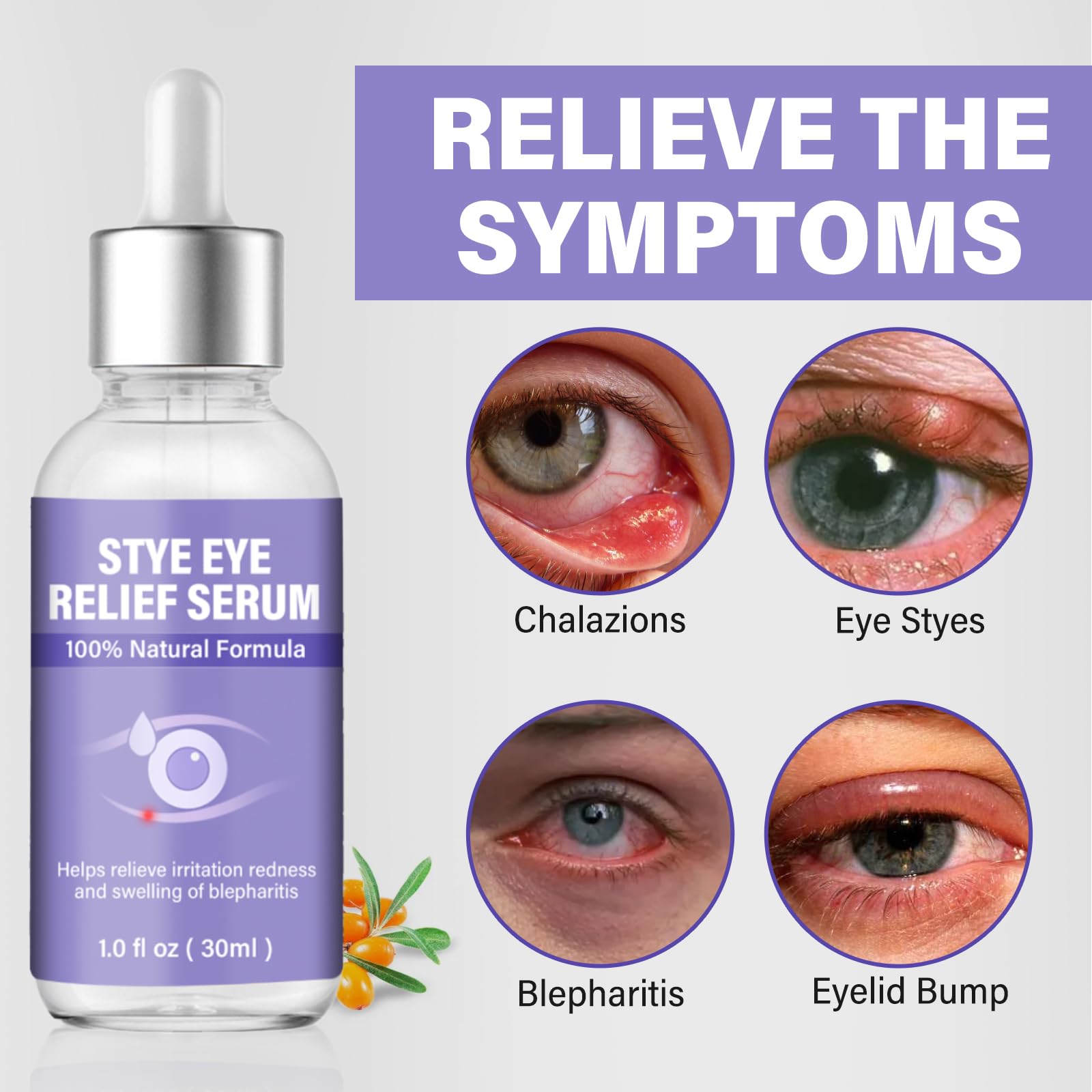 Smooth serum texture of ZVBZVB Stye Eye Treatment close-up. 