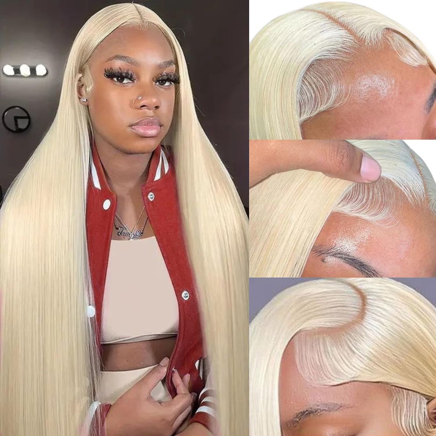 ZyBeidi 613 lace front wig 30 inch long, natural movement and fullness.