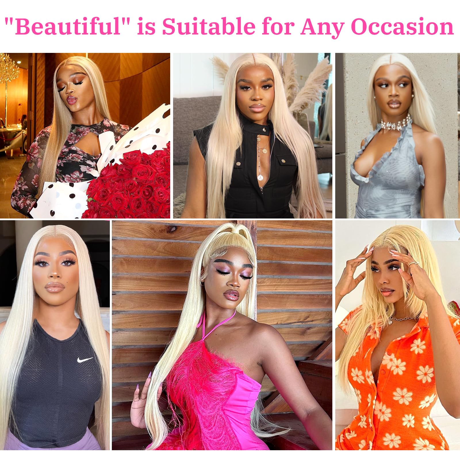 ZyBeidi lace-front wig suitable for weddings, parties, and events.