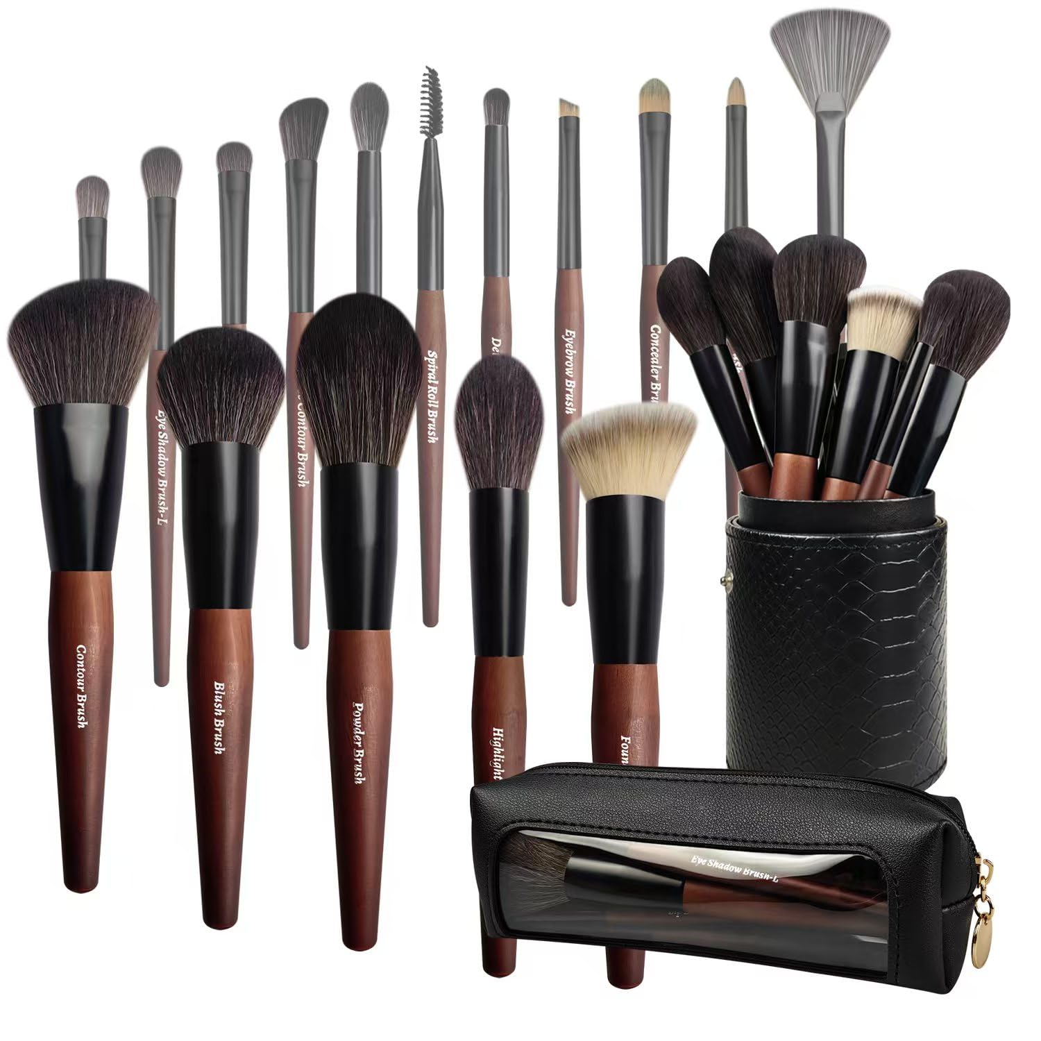 Zylsnice travel case and holder protecting brushes on the go