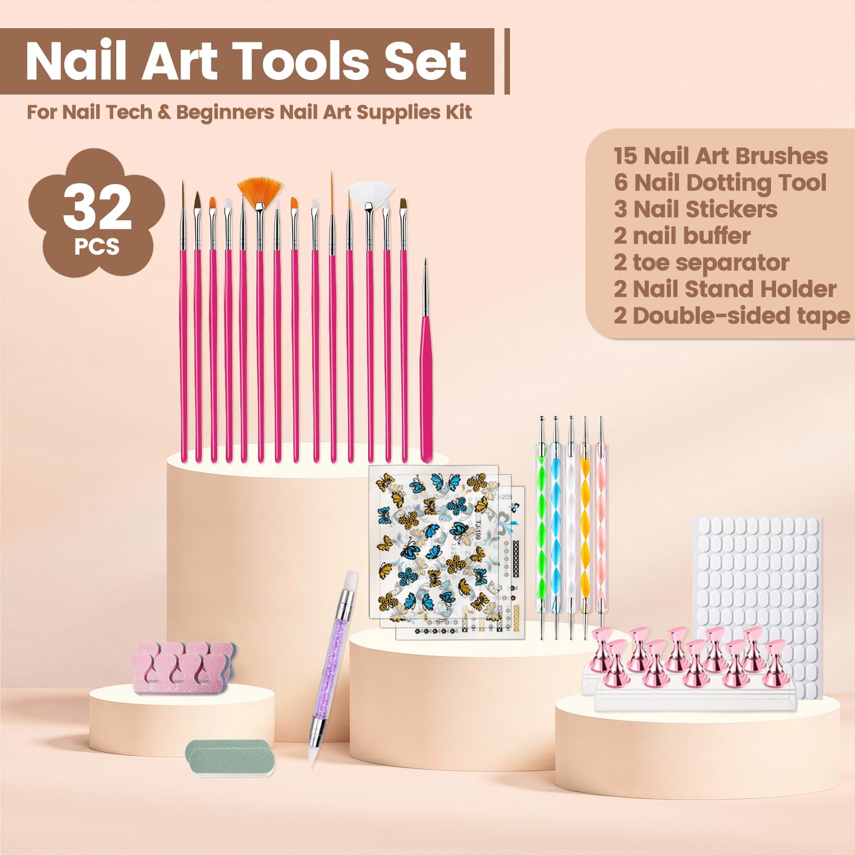 Zyluria precision dotting tools set for clean dots and intricate patterns.
