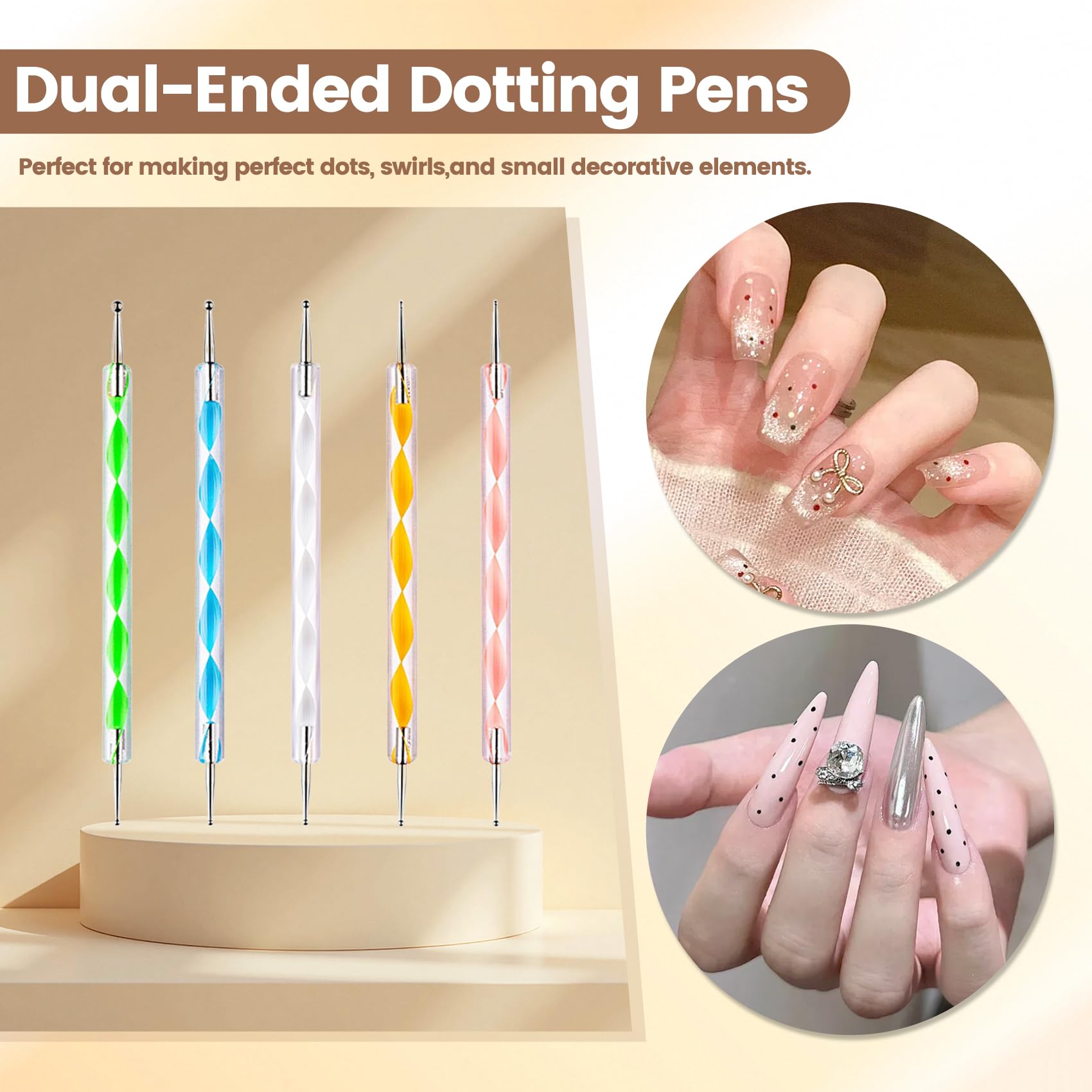 Zyluria toe separators with nail stand for tidy pedicures.