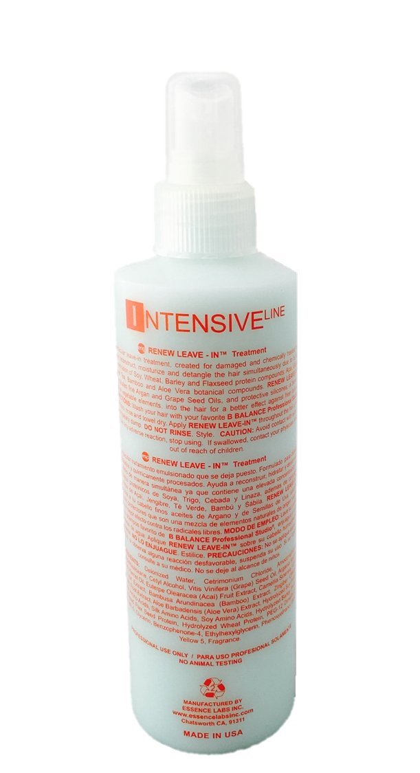 Zynxel B Balance leave-in cream on damp hair provides detangling and soft, frizz-friendly texture.
