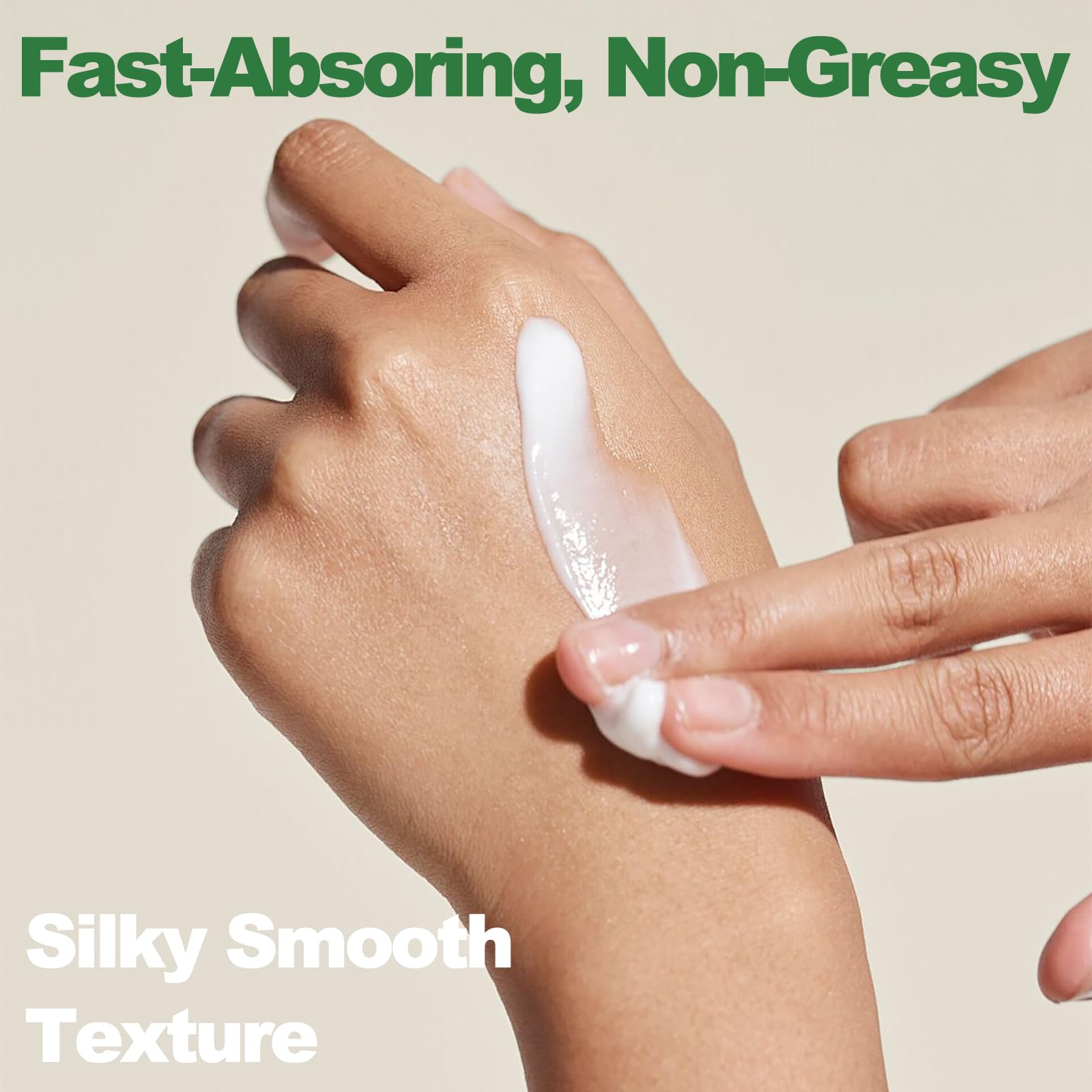 ZyraGloz cream absorbs quickly for all-day comfort on dry areas.