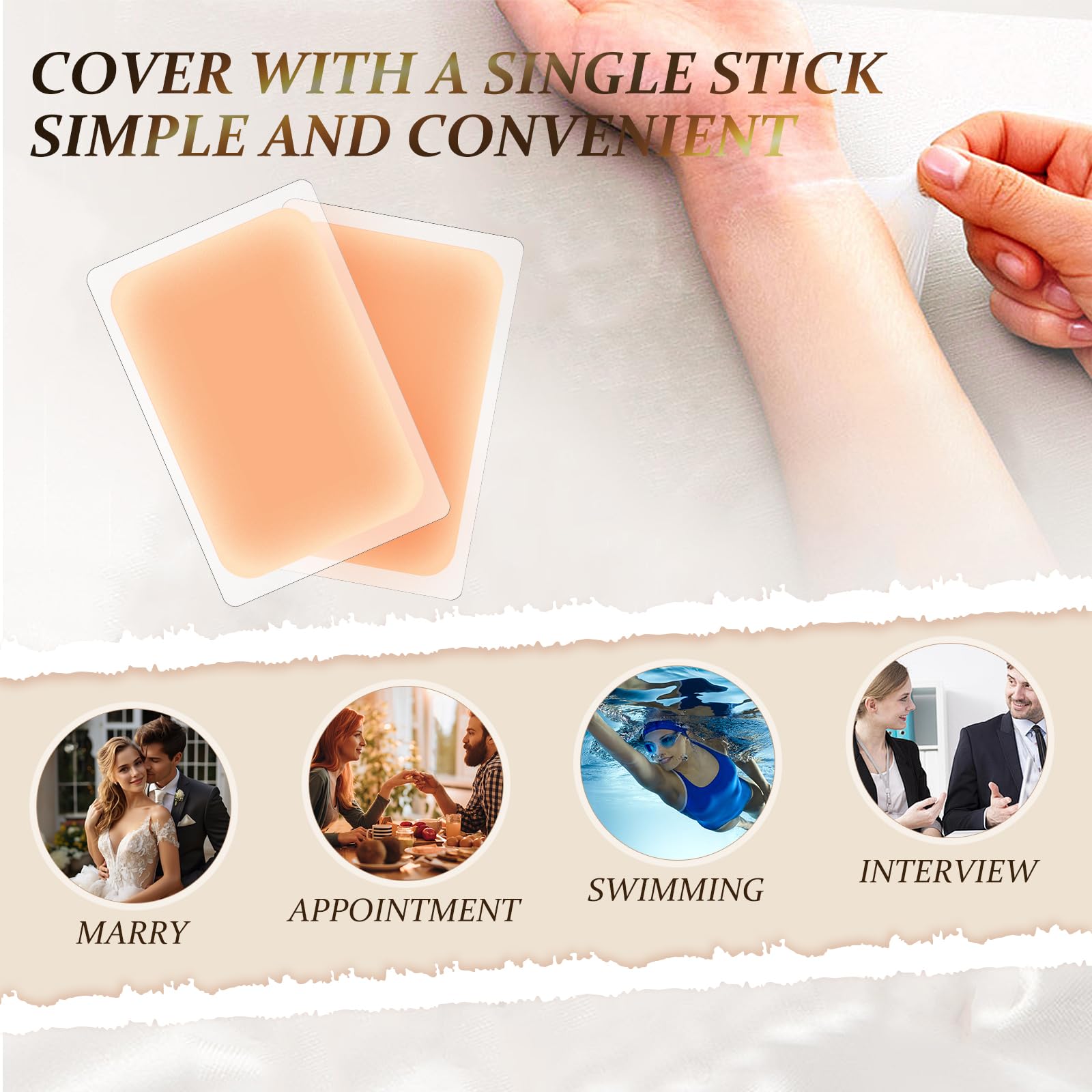 ZZBUY tattoo cover up tape makes a thoughtful gift for skin coverage needs