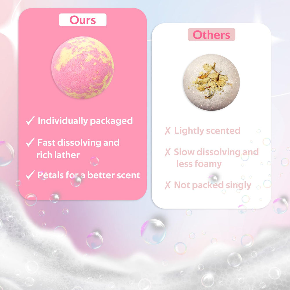 Easy-to-use organic bath bombs from ZZCQzeze for quick pampering