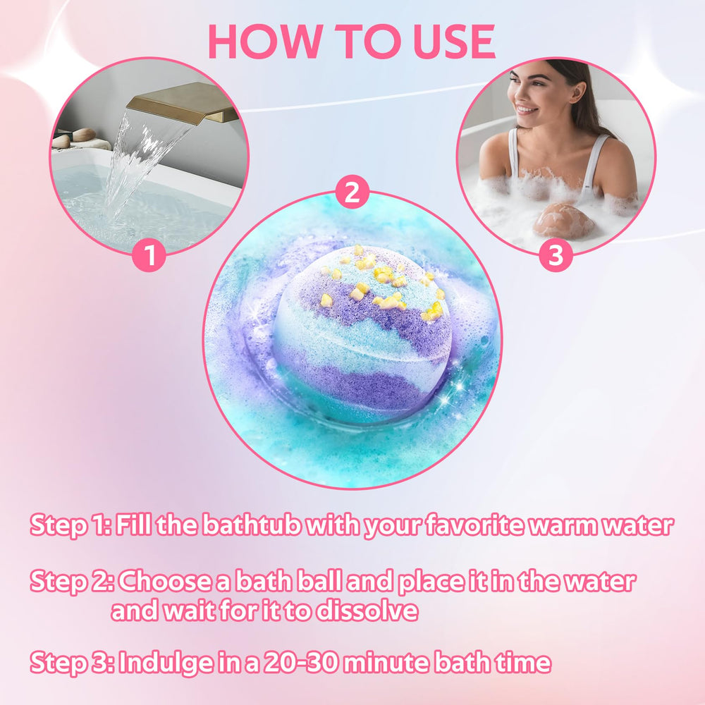 Natural handmade bath bombs dissolving in water by ZZCQzeze