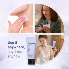 ZZILME Neck Cream on decollete area to help smooth lines